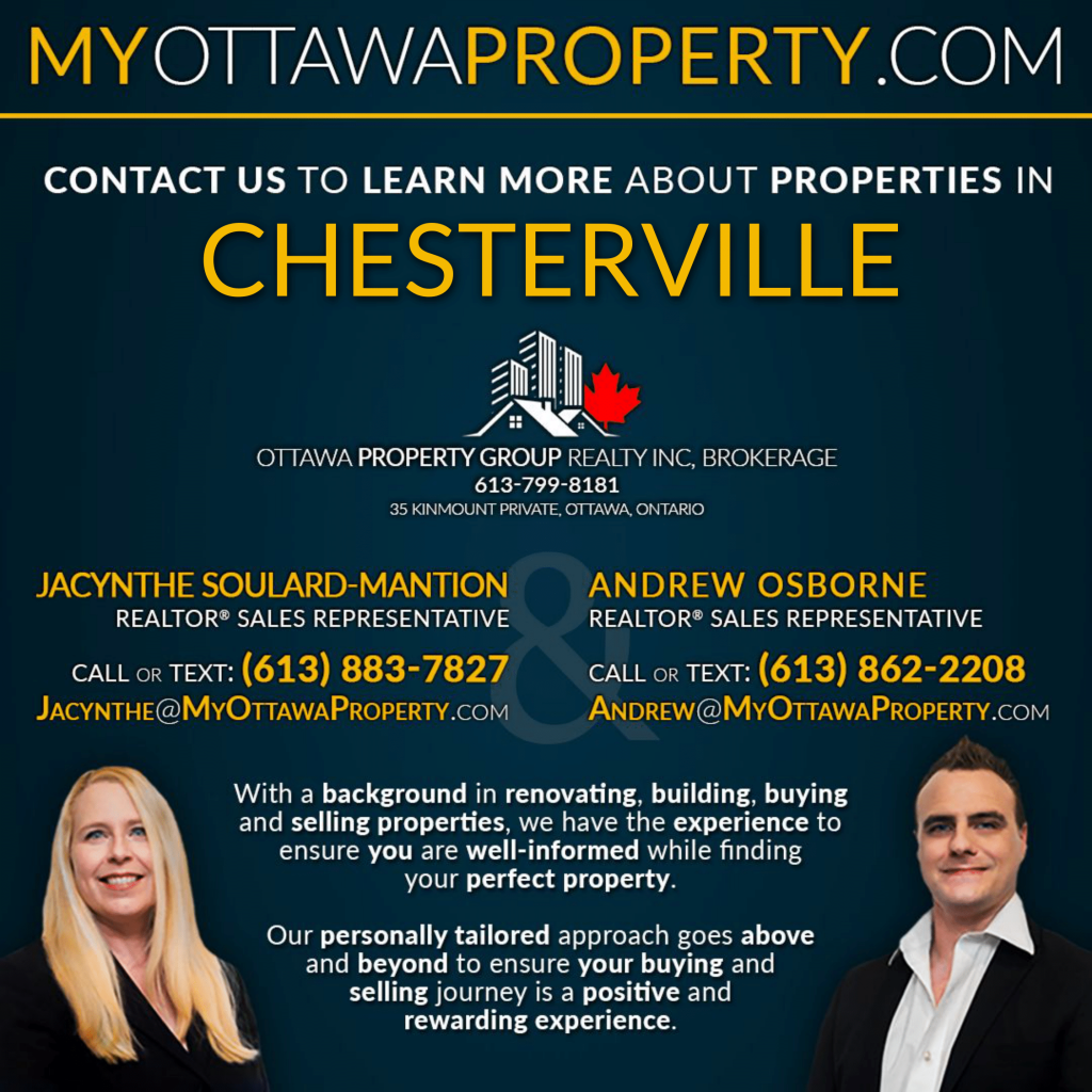 Chesterville Contact Us for more Information