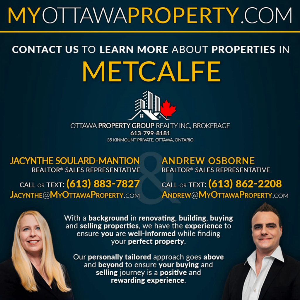 Contact Us to learn more about the Metcalfe market!
