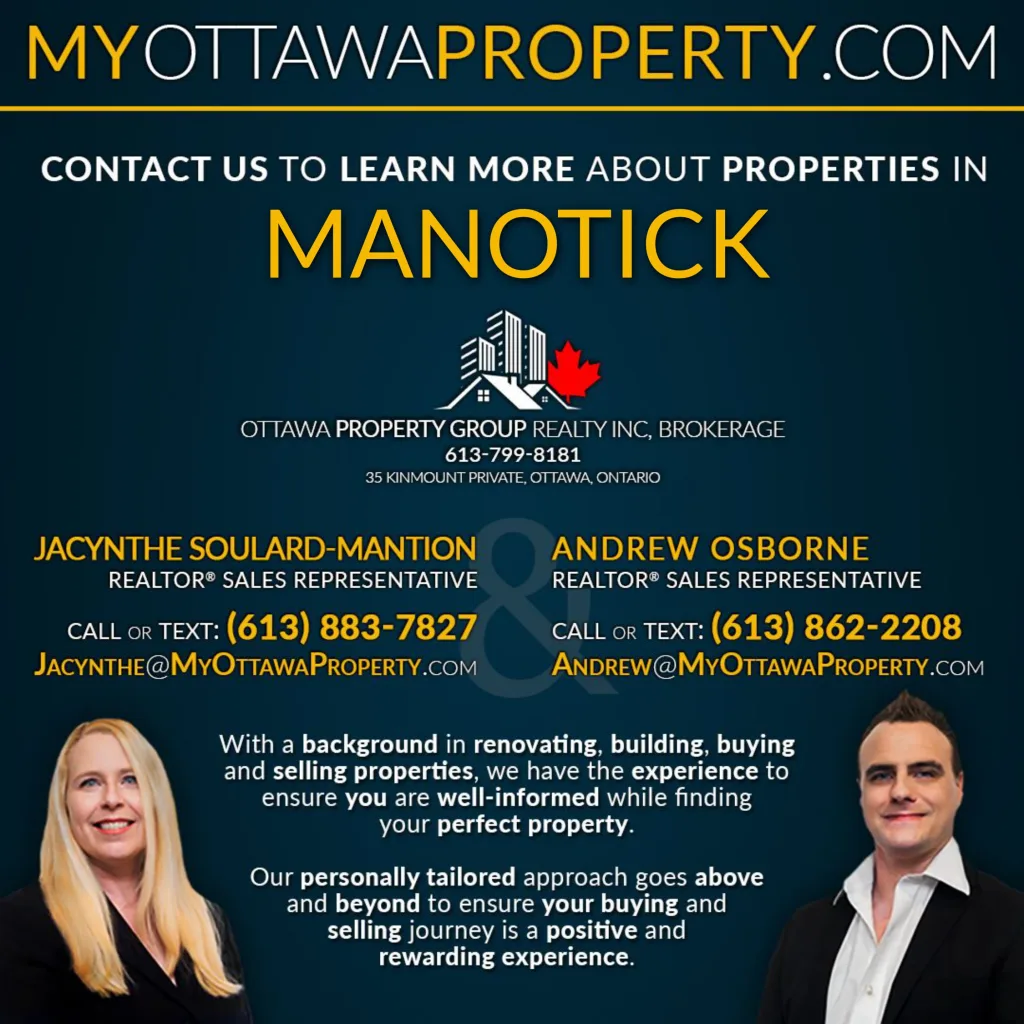 Manotick Real Estate Market Statistics for August 2023